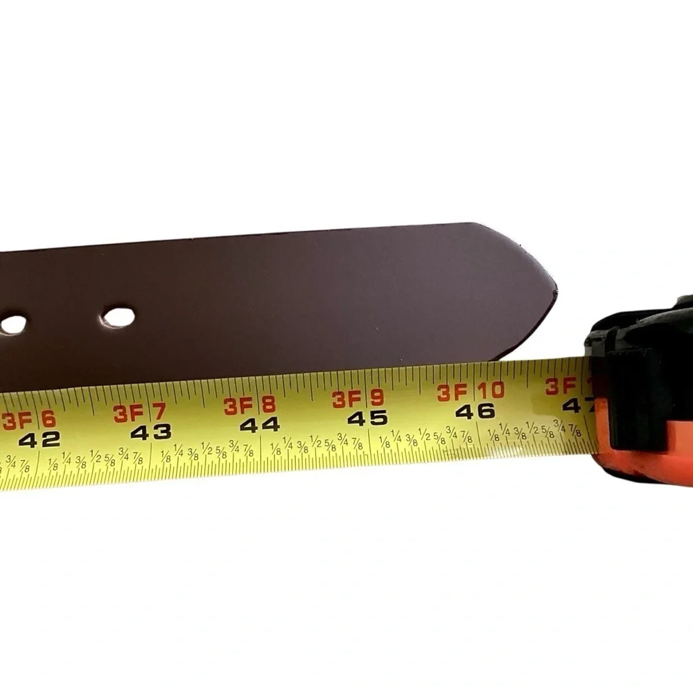 Men's Brown Leather Belt Vatan Handmade New with Tags in Box Size 40 Nice Gift